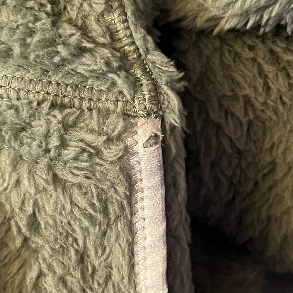 The North Face Sage Green Fleece Jacket- XL - Picture 7 of 9